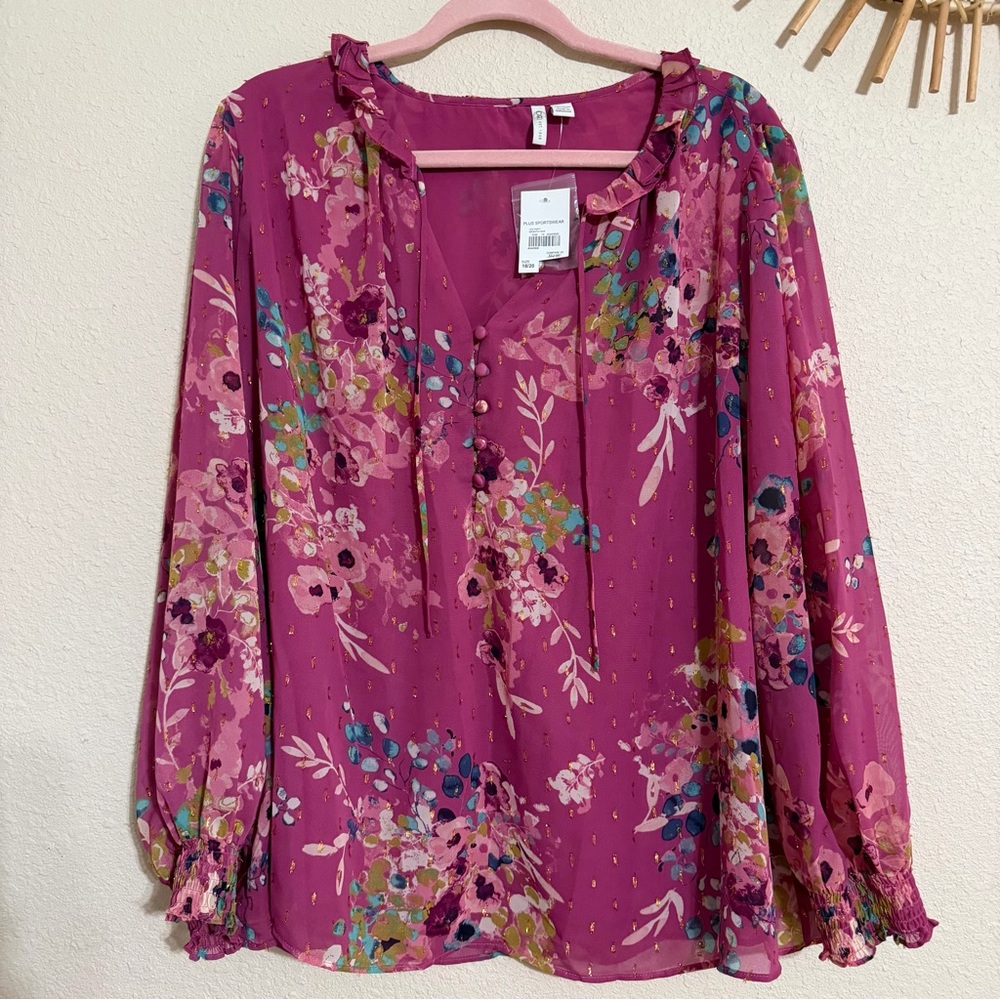 Cato Floral Blouse